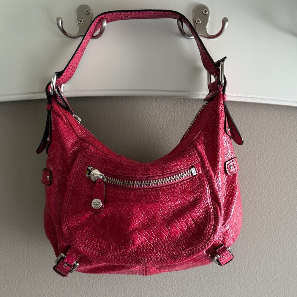 Gianni Bini Pink Leather Shoulder Bag